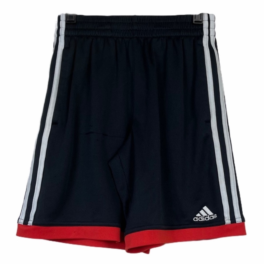 Adidas Shorts Boys Size Large | 14-16 | red stripe bottom